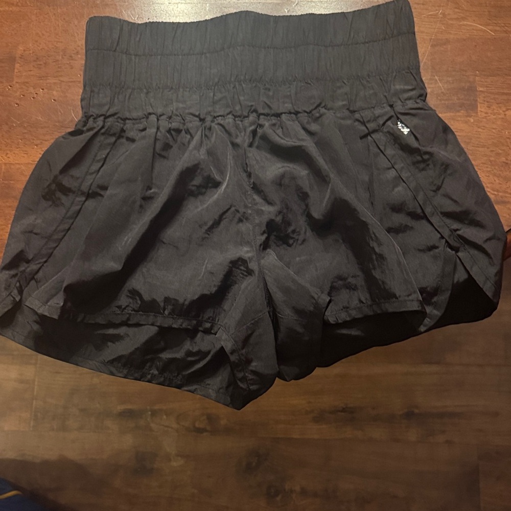 FP Movement by Free People Black High-Waist Shorts